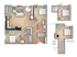 B4 Loft | 2-Bedroom Floorplan
