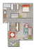 Hibiscus | 1-Bedroom Floorplan