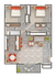 Lilac | 2-Bedroom Floorplan