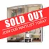 Sold out banner over A1 floorplan