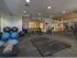 Dwell Maitland, interior, fitness center, weights, mats,