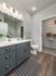 Bathroom at Seasons at North Aurora Apartments.