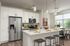 Kitchen at Seasons at North Aurora Apartments.