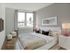 Arabella 101, interior, bedroom, white, large window, large bed, wood floor, white furniture, mirror,