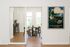 Bright and inviting apartment dining area with round table and elegant decor, featuring large windows and a cozy atmosphere.