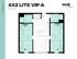 Modern 4X2 Lite VIP A floor plan featuring four bedrooms, spacious living area, and two sleek bathrooms in a 1023 sq ft layout.