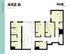 Hub Lexington floor plan with 4 bedrooms, 2 bathrooms in a spacious 1144 sq ft layout, featuring open living room and modern kitchen.