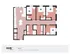 Modern 4-bedroom apartment floor plan with an open-concept kitchen and living area, featuring two shared bathrooms, ideal for spacious living in Knoxville. Total area of 1150 sq. ft. with upgraded amenities.