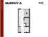 Efficient Murphy A floor plan at Hub Tuscaloosa, featuring a 316 SF layout with a cozy bedroom, modern kitchen, and smartly designed living area.