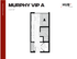 Modern Murphy VIP A floor plan with 316 sq ft, featuring an open living area, cozy bedroom, and efficient kitchen layout at Hub Tuscaloosa.