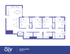 Elegant floor plan for a 5x3 Shared VIP unit at Oliv Hetzel, featuring three comfortable bedrooms, a spacious open-concept living and dining area, and modern kitchen facilities, encompassing 1296 sq. ft.