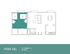 Modern floor plan for Park Hill featuring a shared 1-bedroom layout with spacious living and dining areas, efficient kitchen, and 603 sq ft of stylish design.
