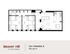 Beaver Hill spacious 2-bedroom shared floor plan featuring an open living area and modern kitchen, 930 sq ft.