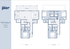 Modern two-story floor plan for 'The Pier 4x4.5 Legacy A' featuring 4 bedrooms, 4.5 baths, open dining and living area, and a covered patio.