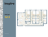 Inspire Unit Type 4x4 A floor plan featuring four spacious bedrooms, modern kitchen, inviting living room, and four elegant bathrooms. 1501 sq ft of open and versatile living space.