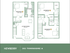 Newberry 3x3 Townhome A floor plan highlighting three bedrooms, spacious living room, modern kitchen, and ample closet space.