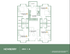 Newberry 4x4 + A floor plan with four spacious bedrooms, modern kitchen, open living room, and a private balcony.