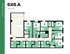 Spacious 6-bedroom apartment floor plan at Hub Tucson Park Ave, featuring a modern open kitchen and 1833 sq ft of living space.