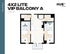 Inviting 4X2 Lite floor plan with 1307 sq ft featuring four bedrooms, a modern kitchen, and a VIP balcony in Hub Cincinnati.