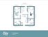 Modern Oliv Auburn floor plan showcasing 4 bedrooms, 2 bathrooms, a stylish kitchen, and a welcoming balcony in 1046 sq. ft.