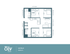 Modern floor plan of a 1026 sq ft apartment featuring 4 bedrooms, 2 bathrooms, an open kitchen, and a spacious living room, designed for comfort and style. Includes a convenient laundry room.
