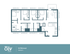 Chic 5-bedroom apartment floor plan with spacious living room, modern kitchen, and a private balcony, perfect for a stylish lifestyle.