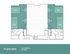 Modern Parkside floor plan with 2 shared bedrooms, efficient kitchen layout, and 997 sq ft of living space.