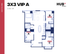 Modern 3-bedroom, 3-bathroom floor plan at HUB Columbia, featuring open-concept living and dining area, 1393 sq ft of stylish living space.