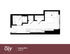 Efficient 381 sq. ft. Murphy VIP A floor plan featuring an open living space with integrated kitchen, cozy sleeping area, and modern bathroom.
