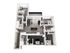 Modern 3D floor plan showcasing a sleek three-bedroom apartment with spacious living area, stylish kitchen, and private balcony access. Includes two elegant bathrooms and a convenient laundry area.