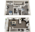 The Collective at Columbia The Truman 2x2.5 Floor Plan