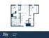 Elegant 3-bedroom floor plan featuring an open living space, modern kitchen, and in-unit washer/dryer, totaling 1003 sq ft in Suite A.