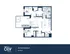 Modern 3x2 suite floor plan with spacious living room, open kitchen, and three bedrooms, covering 924 sq ft.
