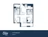 Modern 4x2 Lite Balcony A floor plan with 4 bedrooms, elegant living space, and sleek kitchen in 1056 sq. ft.