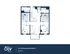 Modern floor plan with 4 bedrooms, open living area, and full kitchen, 1056 sq ft, ideal for comfortable living in Oliv Madison.