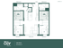 Sophisticated 4x2 Lite A floor plan offering four cozy bedrooms, two modern bathrooms, and a welcoming living area, spanning 908-968 sq. ft.