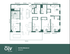 Spacious floor plan for 6x3 Lite Mansion A featuring 5 bedrooms, a modern kitchen, and a welcoming terrace, totaling 1397 sq. ft.