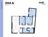Modern 3-bedroom floor plan at Hub Limestone featuring spacious living areas and efficient layout, 946 sq ft.