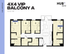 Modern 4x4 VIP Balcony A floor plan with four bedrooms, spacious common area, and stylish kitchen layout, totaling 1237 sq ft at HUB Limestone.