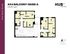 Modern 4-bedroom floor plan '4x4 Balcony Oasis A' with spacious living area and dual primaries, totaling 1429 sqft at Hub State Street.