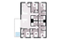 Modern floor plan featuring 5 bedrooms, spacious open-plan kitchen and living area, with dual primary suites and adjoining bathrooms.