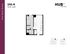 Modern 1X1 A floor plan at Hub State Street, showcasing 526 sqft with a cozy bedroom, inviting living area, and efficient kitchen layout.