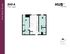 Hub State Street 2X2 A floor plan featuring 751 sqft of modern living space with 2 bedrooms, 2 bathrooms, and an open-concept kitchen and living area.