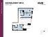 Modern 3-bedroom floor plan with a scenic balcony, spacious living area, and elegant kitchen, in a 1015 sqft layout at Hub State Street.