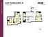 Modern 4x4 townhouse floor plan at Hub State Street featuring 4 bedrooms, spacious living area, and balcony, 1744 sqft.