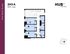 Hub State Street luxurious 3x3A floor plan showcasing 903 sqft with three bedrooms, modern kitchen, and spacious living areas.