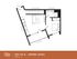 Modern floor plan showcasing an upper-level 3-bedroom townhouse with a cozy living room, compact kitchen, and private balcony, totaling 635 sq ft.
