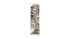 Modern 3D floor plan showcasing a cozy one-bedroom apartment with open living area, sleek kitchen, and elegant bathroom.