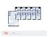 Spacious 1450 sq ft apartment floor plan at Oliv Tampa, featuring 5 individual bedrooms, each with an ensuite bathroom, open-concept living space, and modern kitchen.