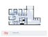 Expansive 5-bedroom floor plan with 3 bathrooms, featuring an open living area, modern kitchen, and a balcony, spanning 1412 sq ft.